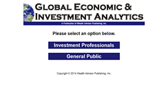 Desktop Screenshot of globaleconomicandinvestmentanalytics.com