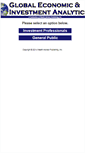 Mobile Screenshot of globaleconomicandinvestmentanalytics.com